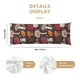 thumbnail image 3 of Fotbe Forest Wild Mushroom Funda para Almohada Corporal con Diseño, Funda de Microfibra Ultrasuave de 20x54 Pulgadas, Ropa de Cama Elegante, 3 of 7