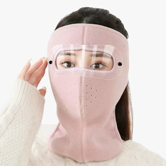Full Face Balaclava Ski Mask with Anti-Fog Goggles - Windproof Thermal Neck Warmer for Winter Outdoor Sports, Cycling, Skiing