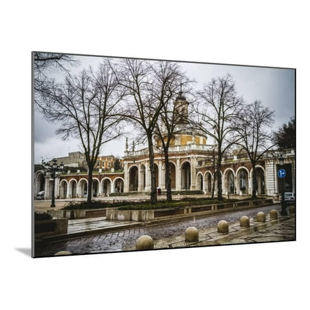 San Antonio Sites Church of San Antonio. Palace of Aranjuez, Madrid, Spain.World Heritage Site by UNESCO in 2001 Wood Mounted Print Wall Art By outsiderzone ()