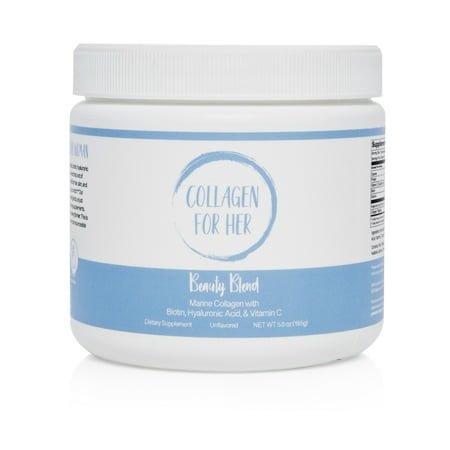 Collagen For Her: Marine Collagen Beauty Blend: Hyaluronic Acid, Biotin, Vitamin C