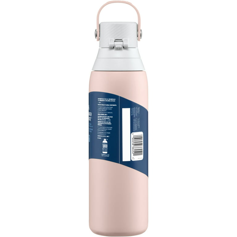 Brita Stainless Steel Water Filter Bottle, 32 oz, Rose