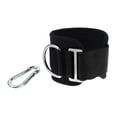 thumbnail image 2 of Correa de Fitness para tobillo, anillo en D para fijación de Cable para levantamiento de pesas, accesorios para entrenamiento de glúteos, máquina de p Negro, 2 of 8