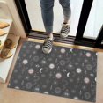 thumbnail image 2 of Dark Grey Mystical Pattern Door Rugs,Washable Non Slip Door Mats Indoor,Decorative Door Mats,Entry Mat Indoor for Entrance,Bedroom,Kitchen,Bathroom,20"x32", 2 of 6