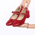 thumbnail image 2 of Zapatos de baile multicolores a la moda, zapatos de baile latino para mujer, tacones de cuero, fondo suave, zapatos de baile modernos para fiesta, salón de baile, Tango, 2 of 5
