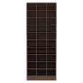 thumbnail image 2 of Spaco 10-Tier Shoe Cabinet, Wooden Shoe Storage Rack with 30 Cubbies, 0.6" Thick Engineered Wood Cabinet for Indoor as Home, Office, Gray, 2 of 3