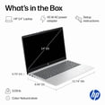 thumbnail image 4 of HP 14" HD Laptop, AMD Athlon Silver 7120U, 4GB RAM, 256GB SSD,Long Battery Life, 12-Month Microsoft 365 Included, Windows 11 Home, Copilot AI, Natural Silver with Mazepoly Accessories, 4 of 7