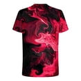 thumbnail image 5 of Qiopertar Liquidation à Moins de 5$ Mode Hommes Confortable Impression Manches Courtes Col Rond Blouses Chemises en Liquidation Accès Anticipé Offres, 5 of 5