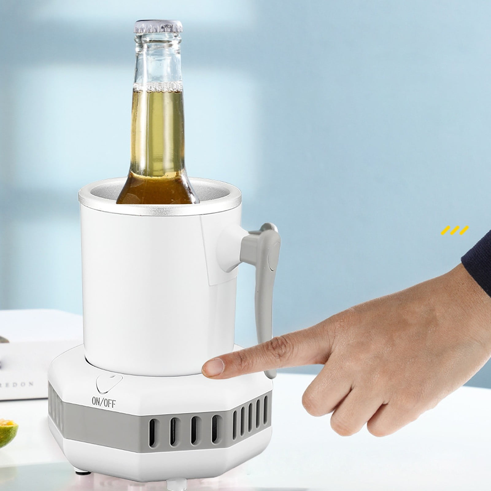 LLDYYDS Ice Maker Nugget Pebble Ice Maker Machine Portable Chewable Compact Mini Ice Chip Maker Nugget