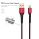 thumbnail image 2 of Fonemax Ultra Toughness iPhone iPad Cable de carga rápida Lightning a USB Serie "Strong" Cable de carga rápida Rojo 0.2M, 2 of 3