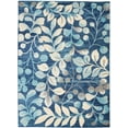 thumbnail image 2 of Nourison Tranquil Contemporary Botanical Navy 4' x 6' Area Rug, (4' x 6'), 2 of 8