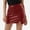 Red, variant on Skirts for Women Product Skirt Women's Pure Colored Short Tight Slit Miniskirt Modern Classic Summer Lightweight A-Line Red L