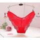 thumbnail image 2 of Calzoncillos de mujer de encaje festoneado Hipster tanga bragas arco ropa interior sexy, 2 of 5
