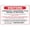 Warning Sign 2, variant on Visitors Biosecurity Management Plan Qld Sign - 12×8 Inches, Reflective Aluminum Metal Warning Signage with Symbol, Indoor Outdoor Use