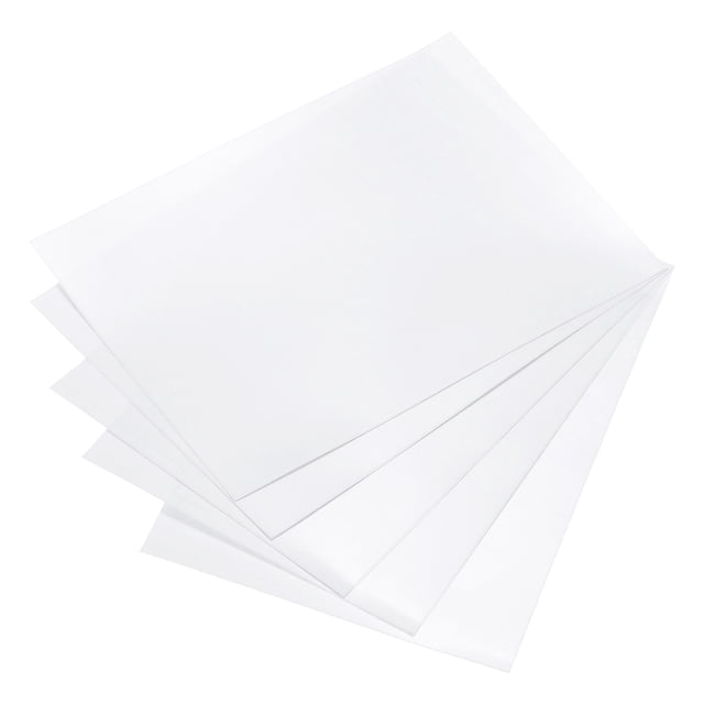 Película de laminado en frío autoadhesiva Uxcell 4"x6" con respaldo adhesivo para fotos, menús, paquete de 8