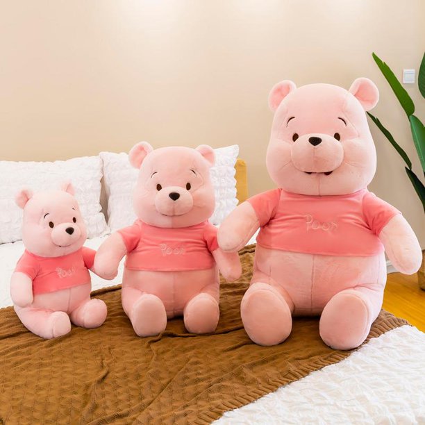 30/45/60cm Disney Cute Bear Down Cotton Pink Pooh Plush Toy Children's Plush Stuffed Toys Girl Birthday Christmas PresentPink45cm He Qiyong unisex