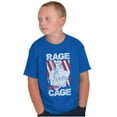 thumbnail image 4 of Street Fighter Vega Rage Cage USA Boys Kids T Shirt Tees Tops Teen Brisco Brands M, 4 of 6