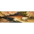 thumbnail image 3 of Park bench by fall - 16"x48" canvas - Print on demand, 3 of 5