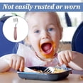 thumbnail image 4 of ACDANC 2026 New 6 Pcs Baby Forks,Metal Toddler Forks,Kids Forks for Self Feeding,Self Feeding Toddler Cutlery Forks,Metal Children'S Forks with Round Handle,Baby Forks for Children Self Feeding, 4 of 7