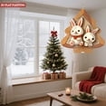 thumbnail image 3 of Metal Hanging Christmas Tree Wind Decorations - Festive Garden Spinners with Gingerbread Tree Design Perfect for Holiday Yard Decor, 3 of 7