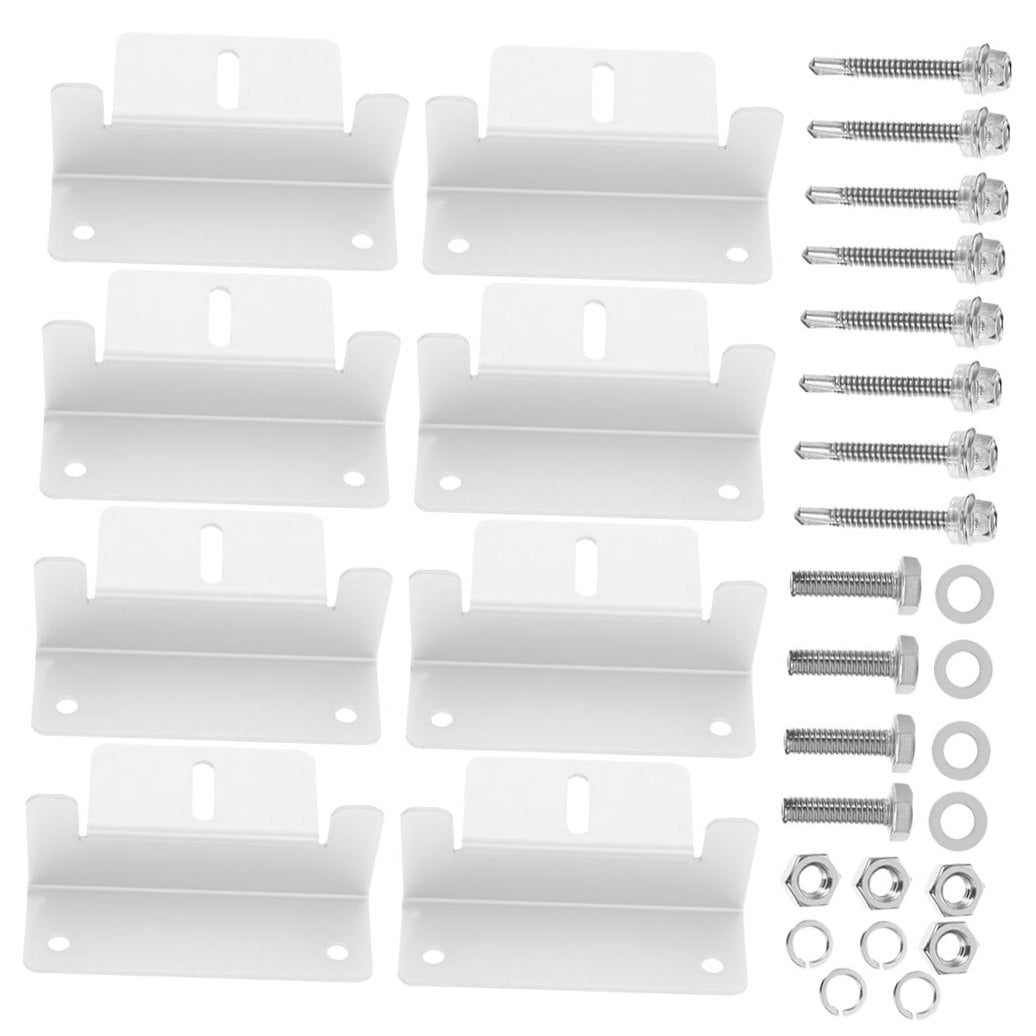 FRCOLOR  Aluminum Alloy Bracket for Solar Panel Household Camping Silver