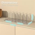 thumbnail image 3 of 2Pack Bag & Purse Organizer for Closet,Adjustable Clear Handbag Shelf Clutch Dividers for Closet Org, 3 of 5