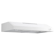 GE JVX5305DJWW 30 inch White Under Cabinet Range Hood