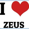 thumbnail image 2 of CafePress - I Love Zeus Infant Creeper - Baby Light Bodysuit, Size Newborn - 24 Months, 2 of 4