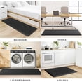 thumbnail image 2 of MeyJey Kitchen Rug, Anti Fatigue Kitchen Mat, Non Skid Waterproof Floor Mat, Thick Cushioned Runner Rug, 20"x60", Black, 2 of 6