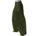 thumbnail image 2 of Utoimkio Women's Wide Leg Flowy Harem Pants Summer Casual Loose Elastic High Waisted Lounge Pants for Women, 2 of 6