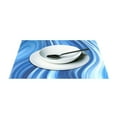 thumbnail image 3 of Ryvnso Placemats Set of 4 Blue Liquid Dining Mats Heat-Resistant Non-Slip Washable Table Mat, 3 of 8