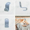 thumbnail image 4 of 50pcs Clothes Hanger Connector Hooks Plastic Space Saving Cascading Hanger Hooks Closet Organizers Space Saver Hanger Extenders for Clothes Closet Wardrobe Storage, 5 Colors, 4 of 7