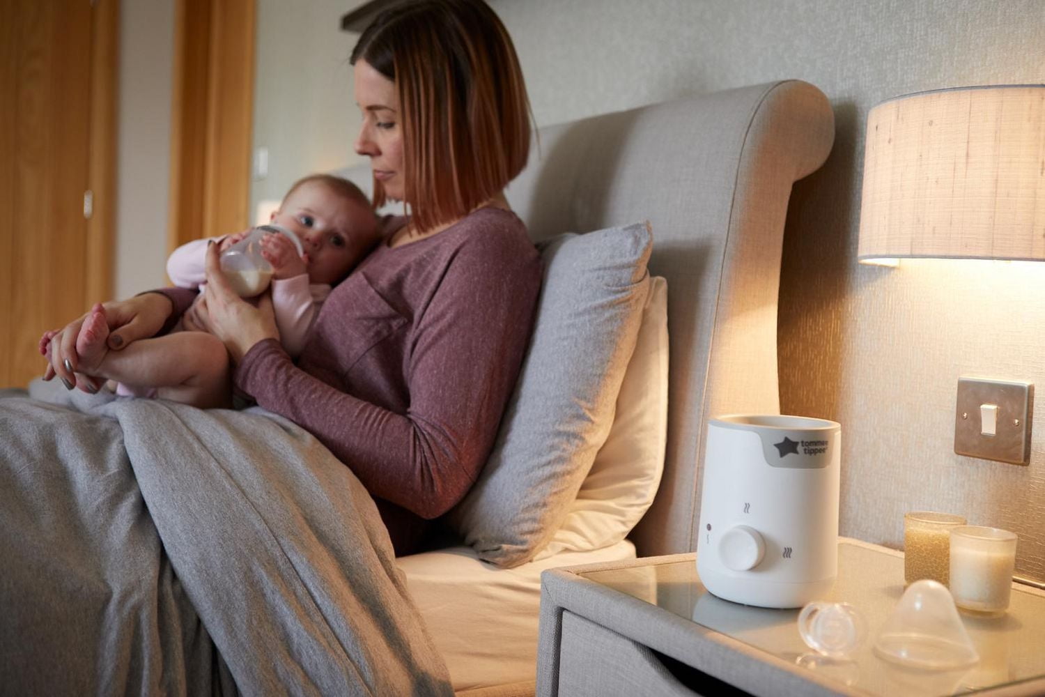 Chauffe-biberon/aliments Easi-Warm pour bébé Tommee Tippee