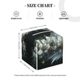 thumbnail image 4 of Sikiie Floral Angelic White Wings Leather Tissue Box Cover Square, tissue box holder - 5.2”x5.2”x5.2”, 4 of 7