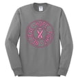 thumbnail image 2 of Believe Hope Awareness Mens Long Sleeve Shirt, Heather Grey, 2XL, 2 of 3