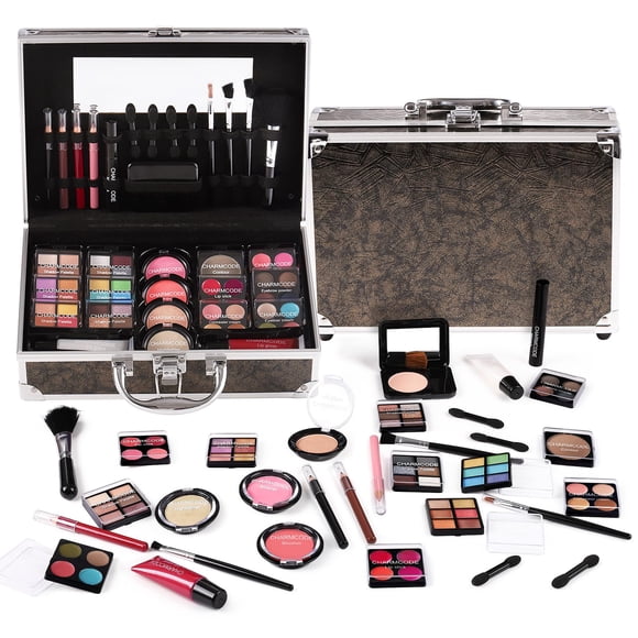 Kit de maquillaje CHARMCODE Beauty Train Case con Starter Cosmetics