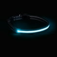 thumbnail image 3 of Sherry Kline LED Light-Up Pet Collar - USB Rechargeable - Flashing Glow in the Dark Size Small, Color: Blue, 3 of 5
