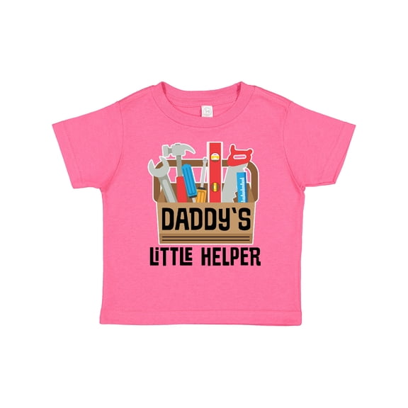 Inktastic Daddys Little Helper Tool Box Boys or Girls Toddler T-Shirt