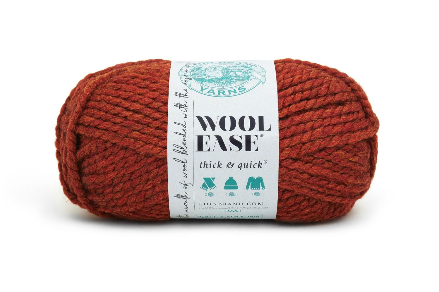 Lion Brand Wool-Ease Thick & Quick Yarn Spice