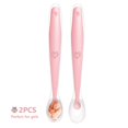 thumbnail image 1 of Cuchara suave de silicona para bebé, vajilla de alimentación de entrenamiento para niños, cubiertos de alimentación sólidos con detección infantil, regalo de Año Nuevo, 2022, 1 of 4