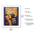 thumbnail image 2 of The Case of the Howling Dog - Starring Warren William & Mary Astor - Vintage Film Movie Poster c.1934 - Fine Art Rolled Canvas Print 16in x 20in, 2 of 4
