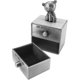 thumbnail image 3 of Silvery Tooth Box, Baby My First Tooth and Curl Keepsake Box Set, Kids Tooth Organizer Antique Tin, 3 of 5