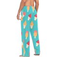 thumbnail image 6 of FREEAMG Men's Cotton Pajama Pants Lounge Sleep Pants Soft Sleepwear Pajama Bottoms with Pockets, 6 of 7