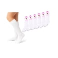 thumbnail image 1 of Pack con 6 Pares de Calcetas Escolares De Algodón Gran Galeón Para Niña Tatys Fashion  500, 1 of 2