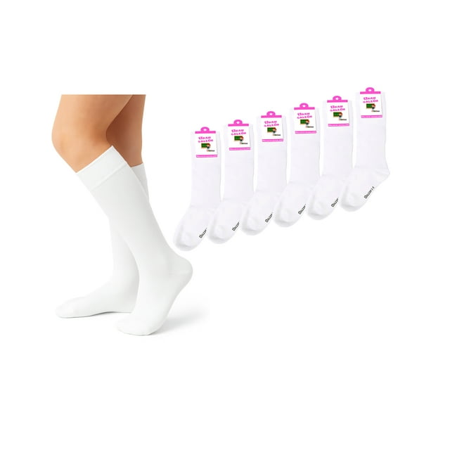 Pack con 6 Pares de Calcetas Escolares De Algodón Gran Galeón Para Niña Tatys Fashion 500