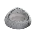 thumbnail image 3 of Cama para mascotas para gatos, cama lavable para interiores, cueva para gatos, para perros, gatitos, Pomerania Gris L Yuyangstore Camas para gatos, 3 of 8