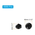 thumbnail image 2 of 6000Pcs Acrylic Wedding Diamonds 3mm Table Scatter Confetti Crystals Vase Fillers Gems, Black, 2 of 6