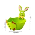 thumbnail image 3 of Casa de campo Decoración de Pascua Easter Bunny Storage Basket A Gift Suitable for F Riends Decoración del hogar, 3 of 6