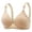Light Yellow, variant on Women Wireless Bra for Elderly Ladies Breathable Full Coverage Support Bra Adjustable Strap 3 Row Back Hook Comfort Lingeries Black 38