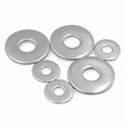 thumbnail image 2 of 1/100X M2.5 M3 M3.5 M4 M5 M6 M8 M10 M12 M14 M16 A2-70 Acier Inoxydable 304 Grande Taille Rondelle Plate Grand Joint Simple, 2 of 5