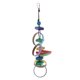 thumbnail image 2 of Bird Chew Rings Juguetes Para Animales Accesorios Para Jaulas Para Mascotas Suministros Para Pájaros 1 círculo colorido Colco Juguetes de madera para masticar pájaros, 2 of 8